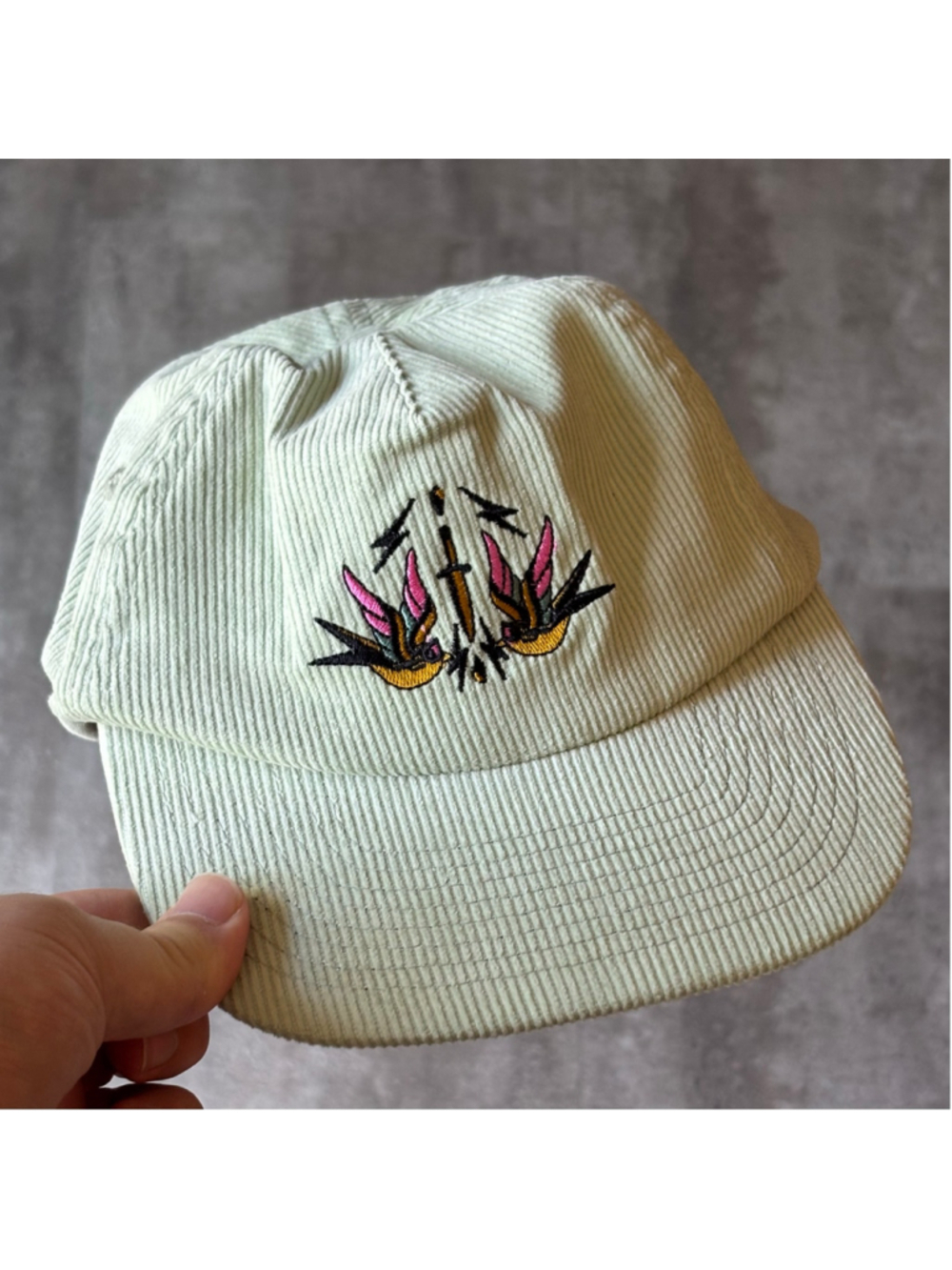 Gritty Habits Corduroy SnapBack Hat NWT
